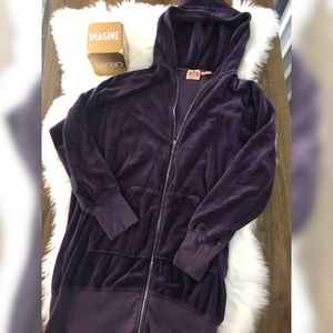 Juicy couture velour track jacket